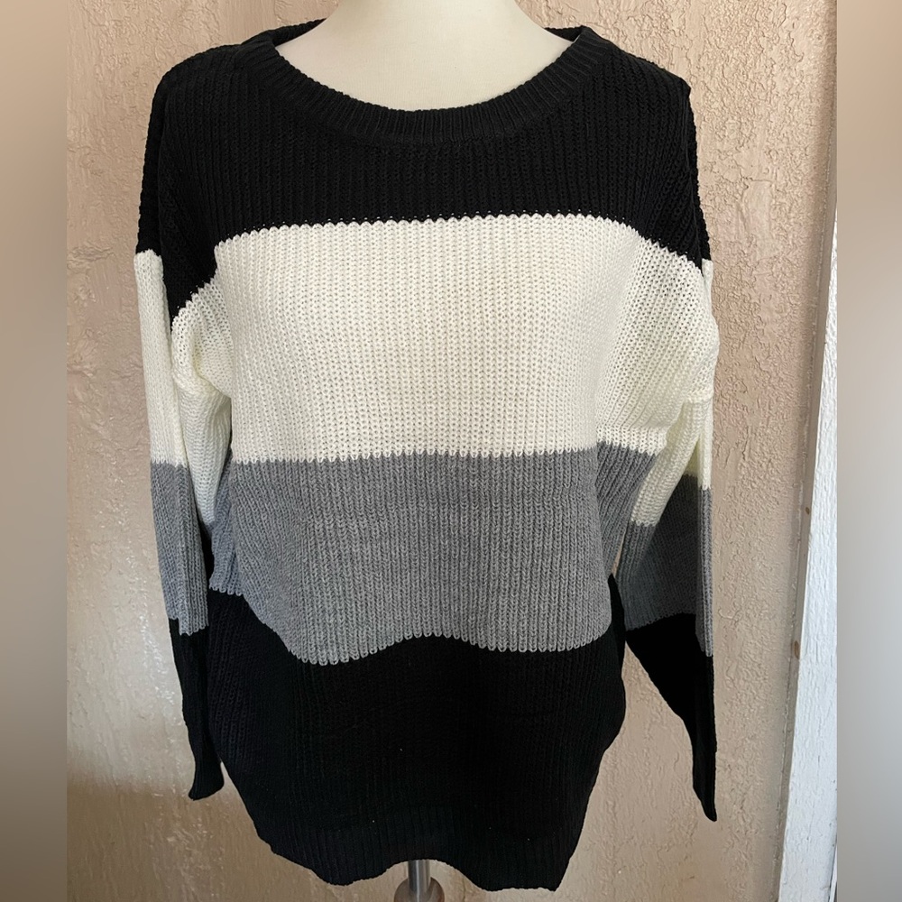 🌟SALE🌟Wide Striped Sweater
